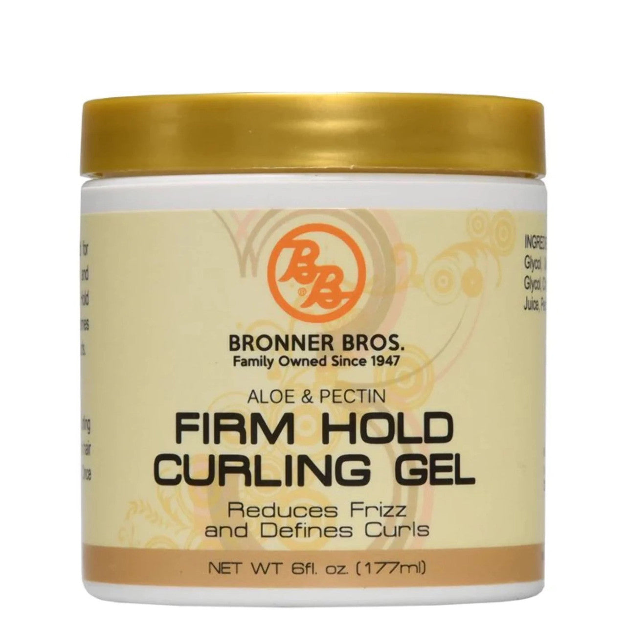 BRONNER BROS Firm Hold Curling Gel (6 oz)