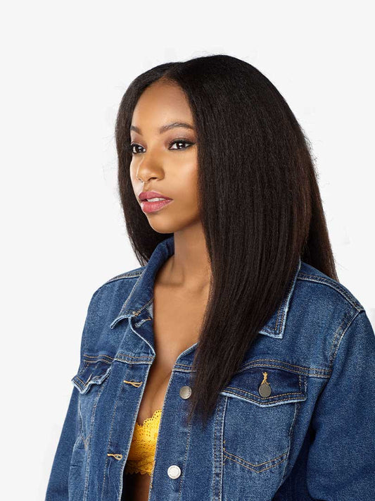 SENSATIONNEL Curls& Kinks Textured Kinky Straight Clip-Ins -1C CLIQUE(16"/18"/20")