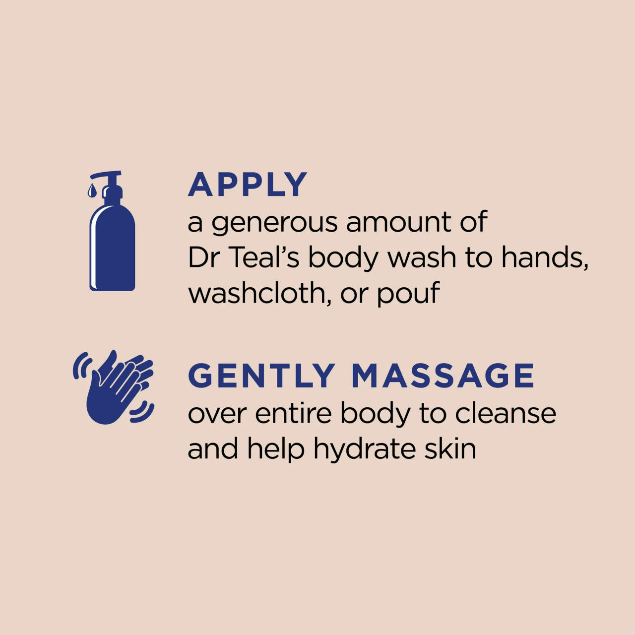 Dr. Teal's Shea Butter & Almond Oil Body Wash with Pure Epsom Salt (24oz)