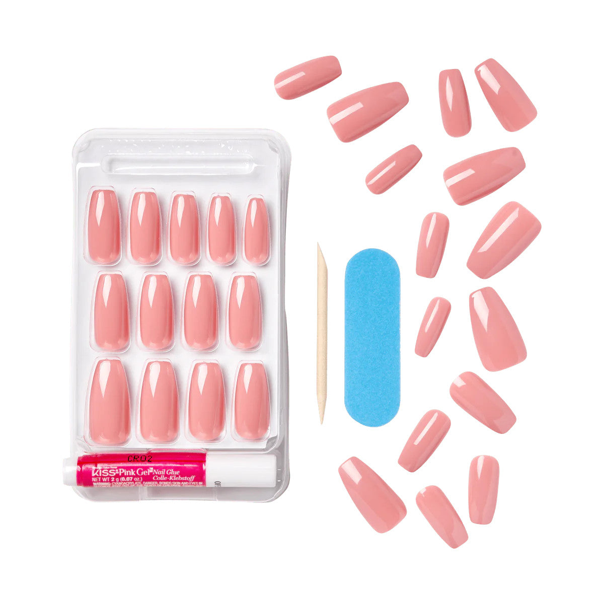 KISS Gel Fantasy Press-On Gel Nails - Urbane