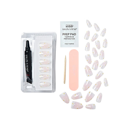 KISS Salon X-tend LED Soft Gel System Nail Kit - Red Flags