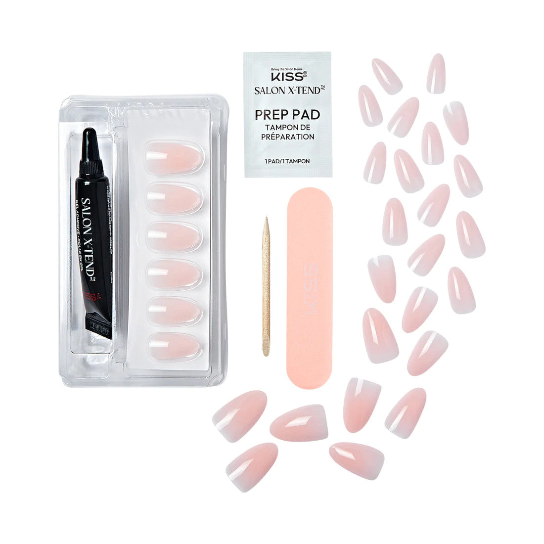 KISS Salon X-tend LED Soft Gel System Nail Kit - Gloria