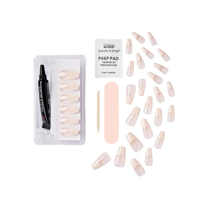 KISS Salon X-tend LED Soft Gel System Nail Kit - Trustfall