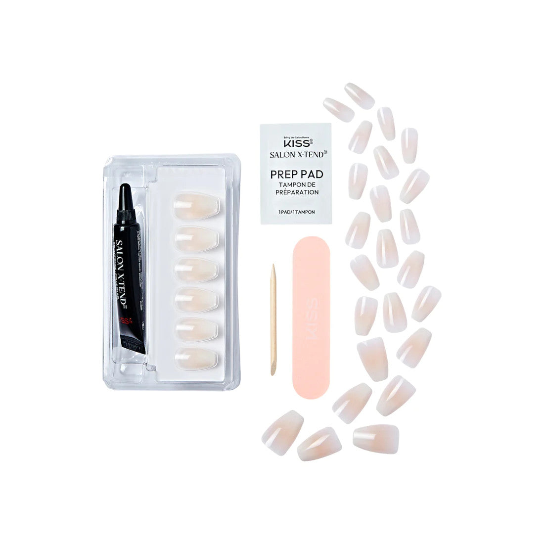 KISS Salon X-tend LED Soft Gel System Nail Kit - Words
