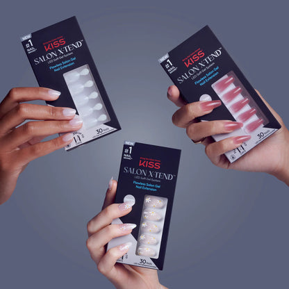 KISS Salon X-tend LED Soft Gel System Nail Kit - Keep It