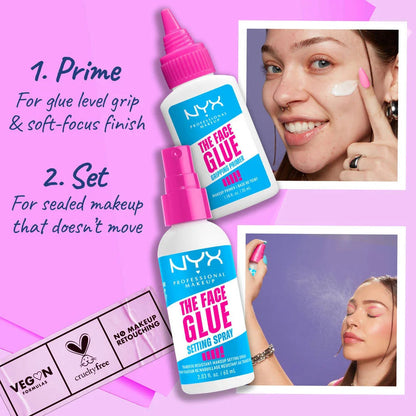 NYX Professional Makeup The Face Glue Setting Spray (2.03oz)