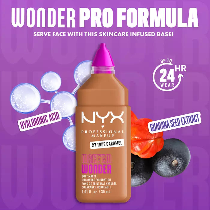 NYX Make Em Wonder Soft Matte Buildable Foundation