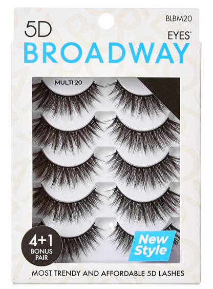 KISS Broadway 5D Lashes 5 Pair Multipack (30 Styles)