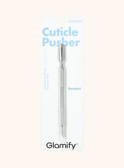 ABSOLULTE Stainless Steel Beveled Cuticle Pusher