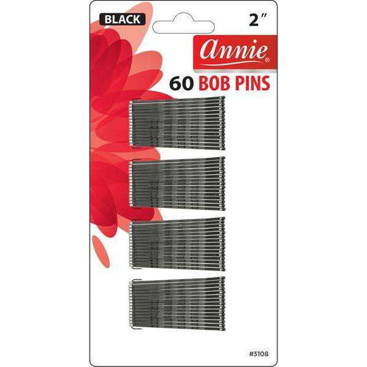 Annie Bob Pins 2" (Black)