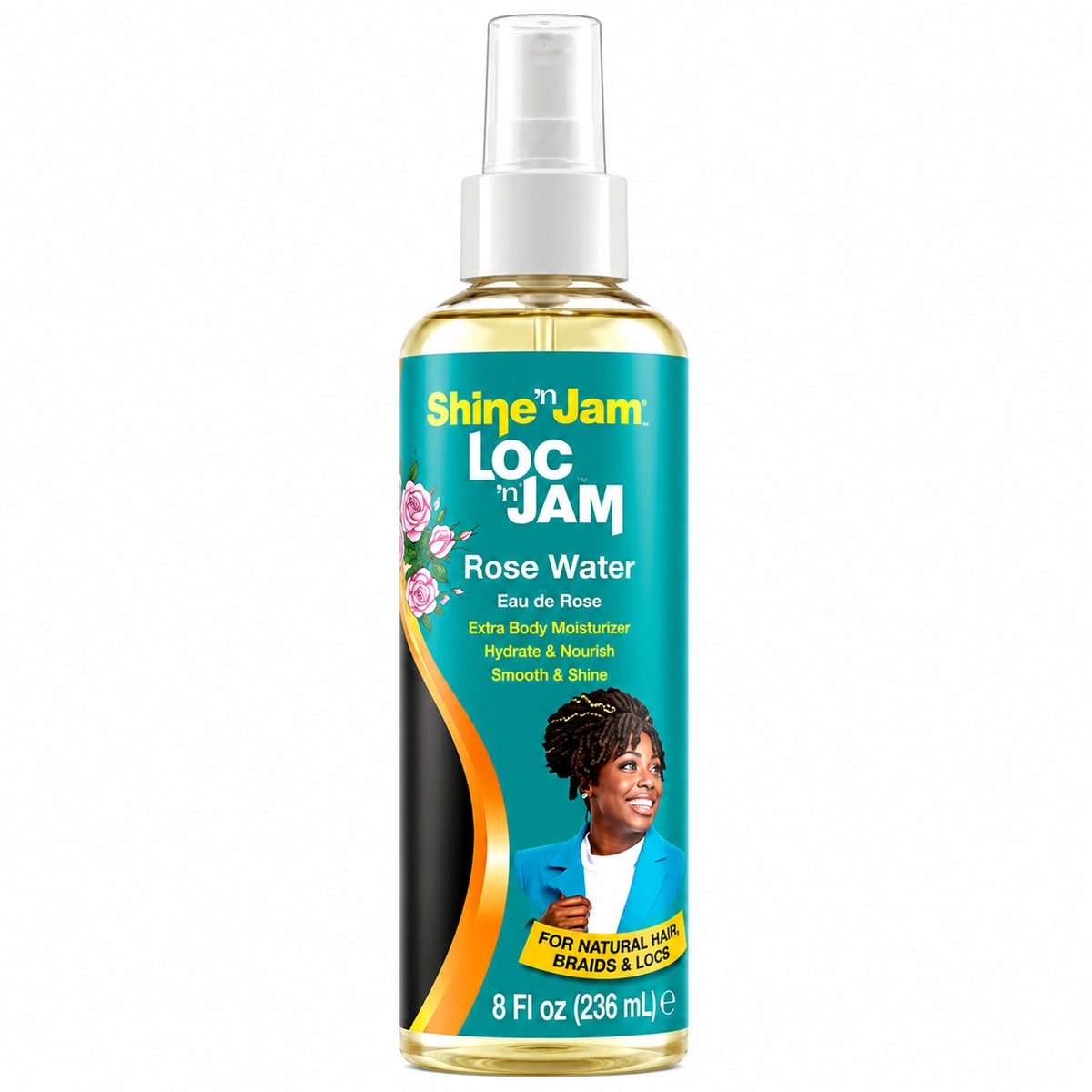 Ampro Shine N Jam Loc N Jam Rose Water (8oz)