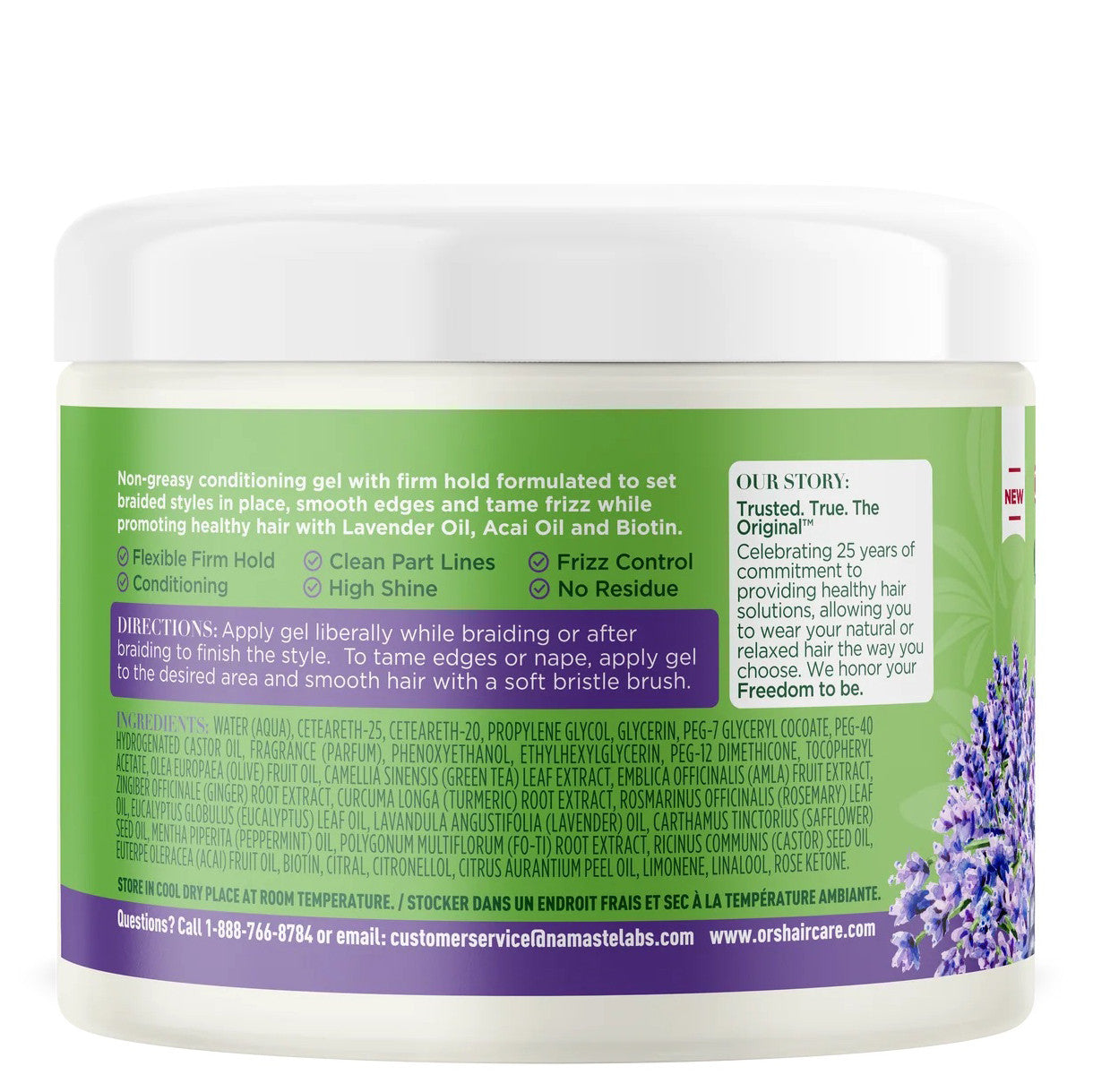 ORS Oive Oil Braidzone Edge & Braiding Gel (8oz)