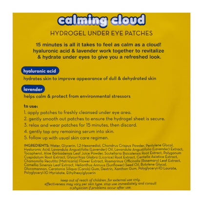 The Creme Shop X Miffy Calming Cloud Hydrogel Under Eye Patches (2 Patches)