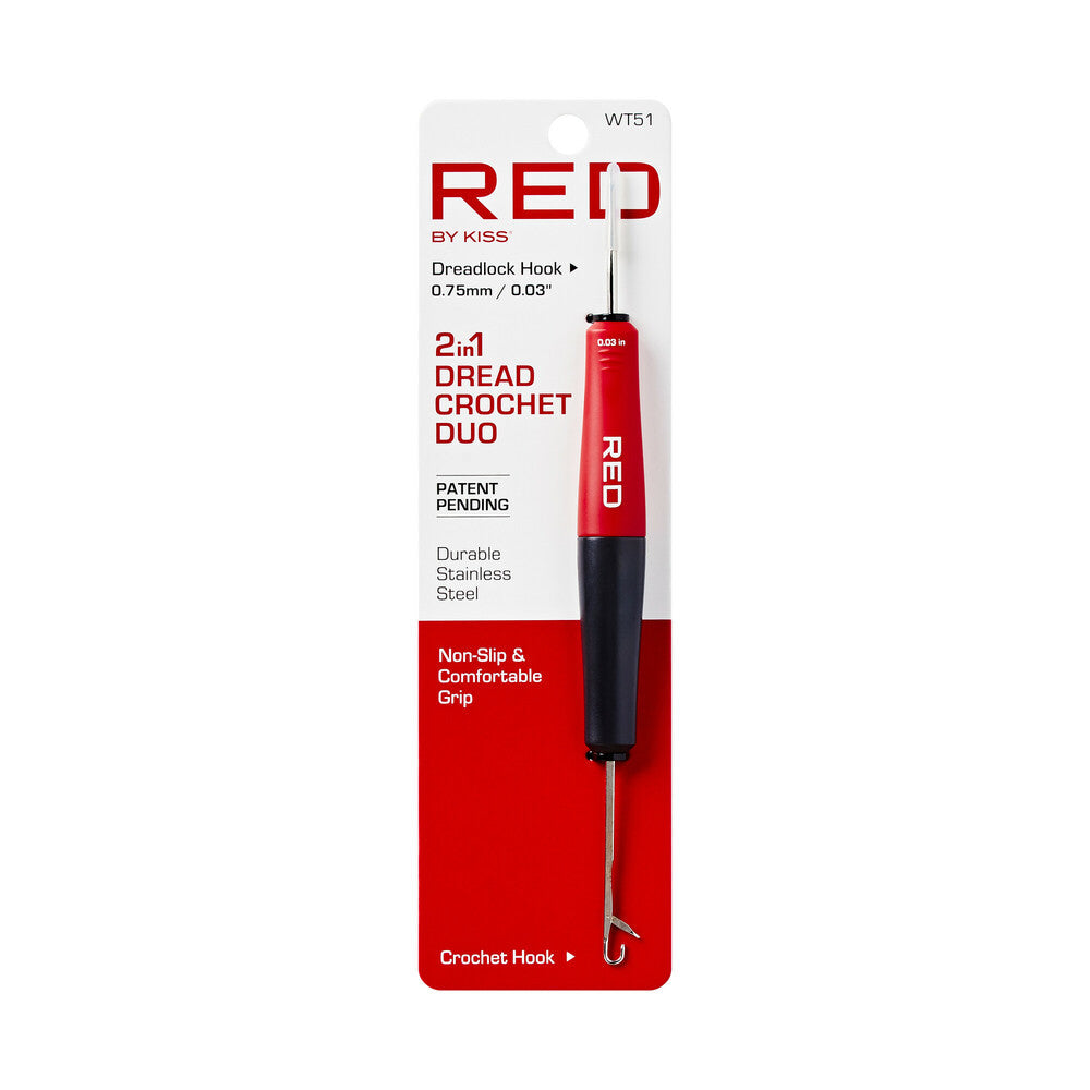 RED 2 IN 1 Dread Crochet Duo