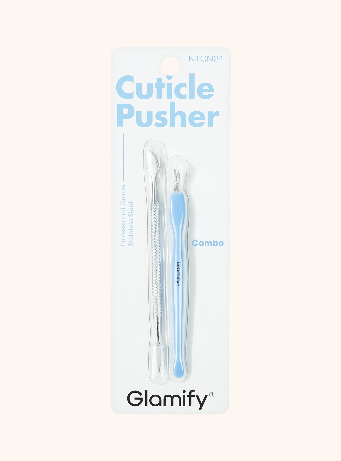 ABSOLULTE Stainless Steel Cuticle Pusher Combo
