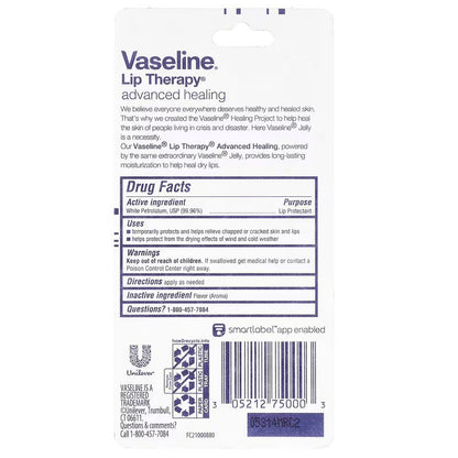 VASELINE Lip Therapy Advanced Healing - Tube (0.35oz)