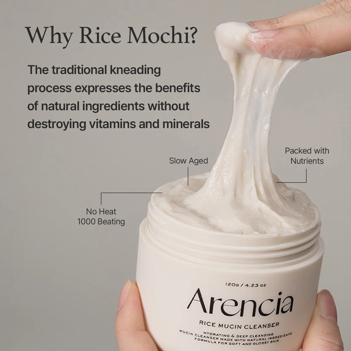 ARENCIA Arencia Rice Mucin Face Cleanser (4.23oz)