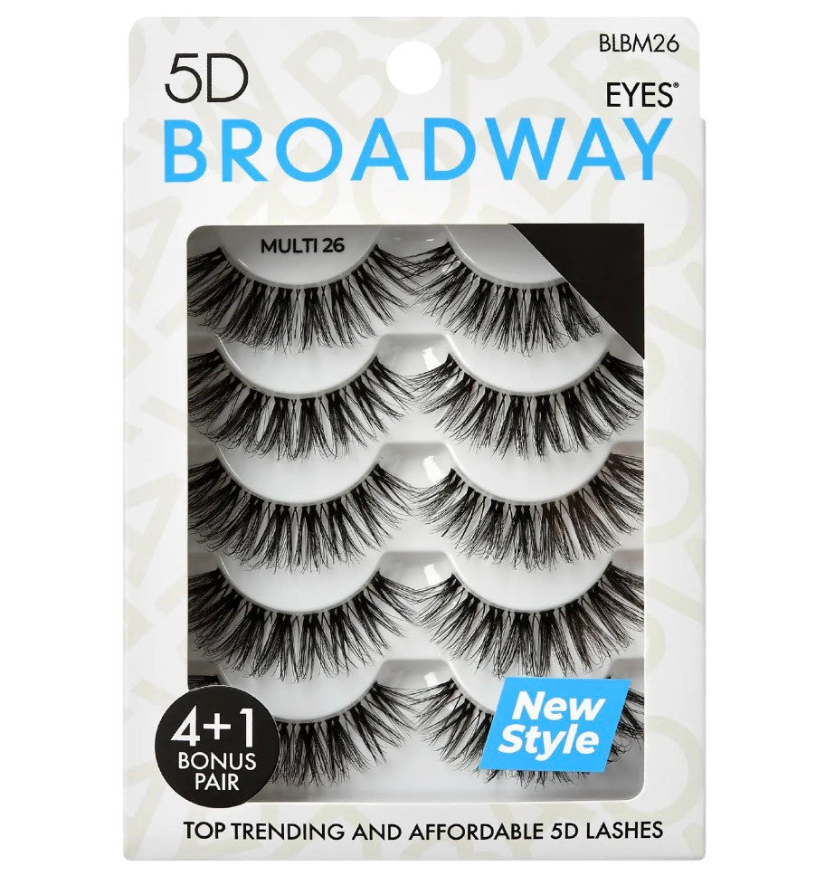 KISS Broadway 5D Lashes 5 Pair Multipack (30 Styles)
