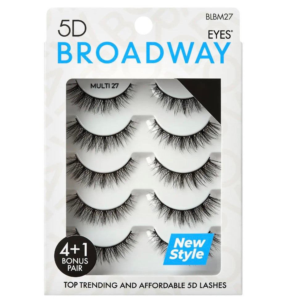 KISS Broadway 5D Lashes 5 Pair Multipack (30 Styles)