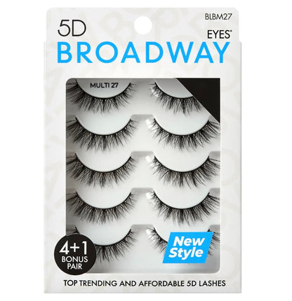 KISS Broadway 5D Lashes 5 Pair Multipack (30 Styles)