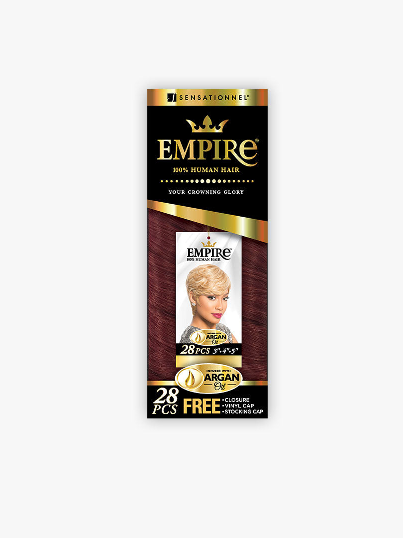 SENSATIONNEL Empire 100% Human Hair Weave 28 PCS