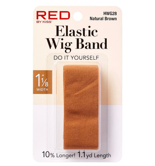 RED 1.1 yd Length Elastic Wig Band