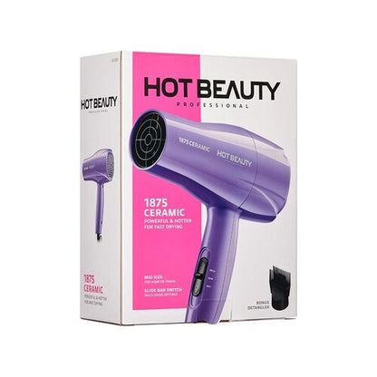 Hot Beauty Professional 1875 Ceramic Styling Dryer (Purple)