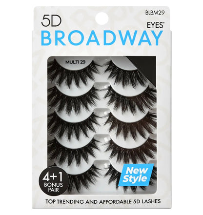 KISS Broadway 5D Lashes 5 Pair Multipack (30 Styles)