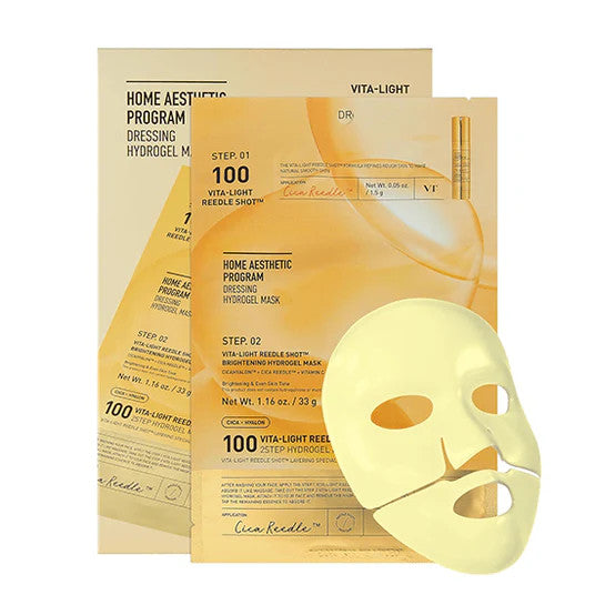 VT COSMETICS Vita-Light Reedle Shot 100 2-Step Hydrogel Mask (1Sheet)