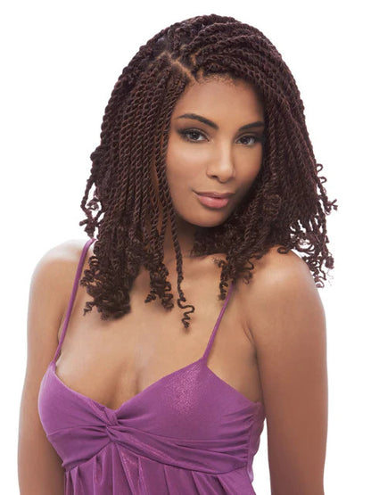 Janet Collection 100% Human Hair 2X NATURAL AFRO KINKY Bulk Twin (8"- 18")
