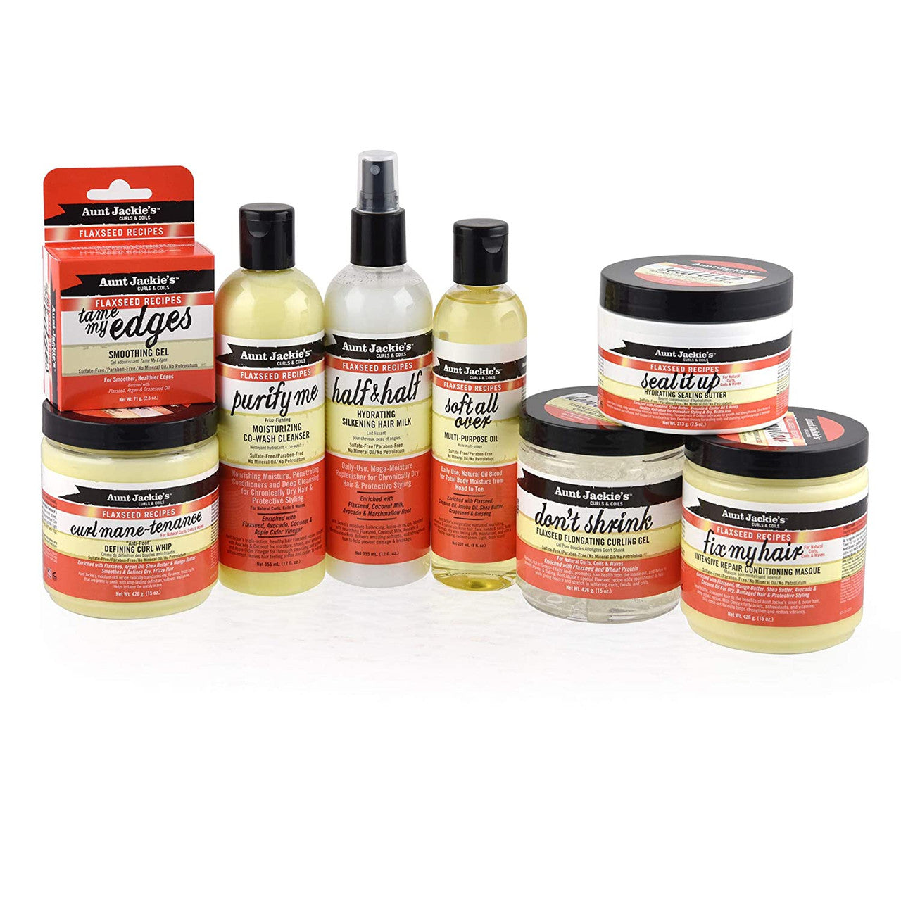 Aunt Jackie's Flaxseed Recipes Tame My Edge Smoothing Hair Gel