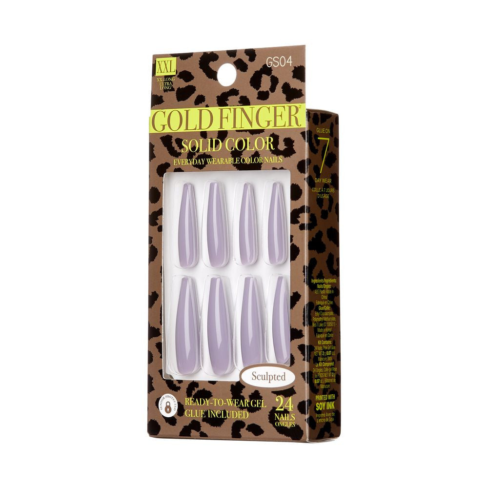 Kiss Gold Finger Sculpted Nail -  BIRTHDAY CAKE