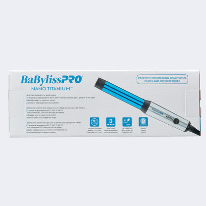 BaBylissPRO Nano Titanium Compact 1" Curling Wand