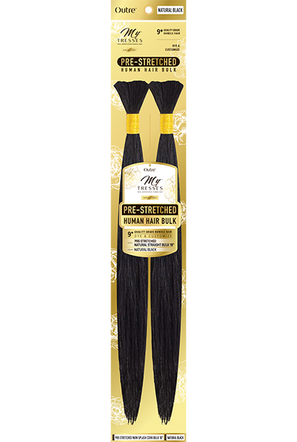 OUTRE Mytresses Gold Label 100% Human Hair Pre-Stretched Natural Straight Bulk