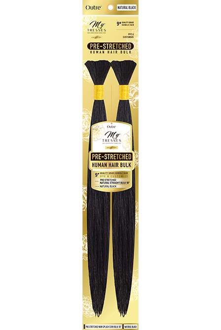 OUTRE Mytresses Gold Label 100% Human Hair Pre-Stretched Natural Straight Bulk