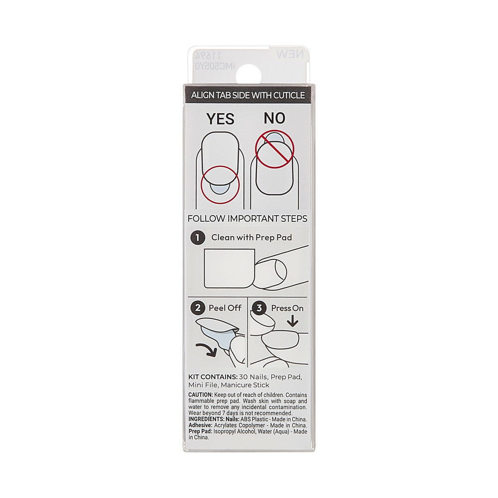 KISS imPRESS Color FX No Glue Mani Press On Nails (6 Styles)