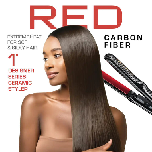 RED Designer Series 1-Inch Ceramic Flat Iron Styler