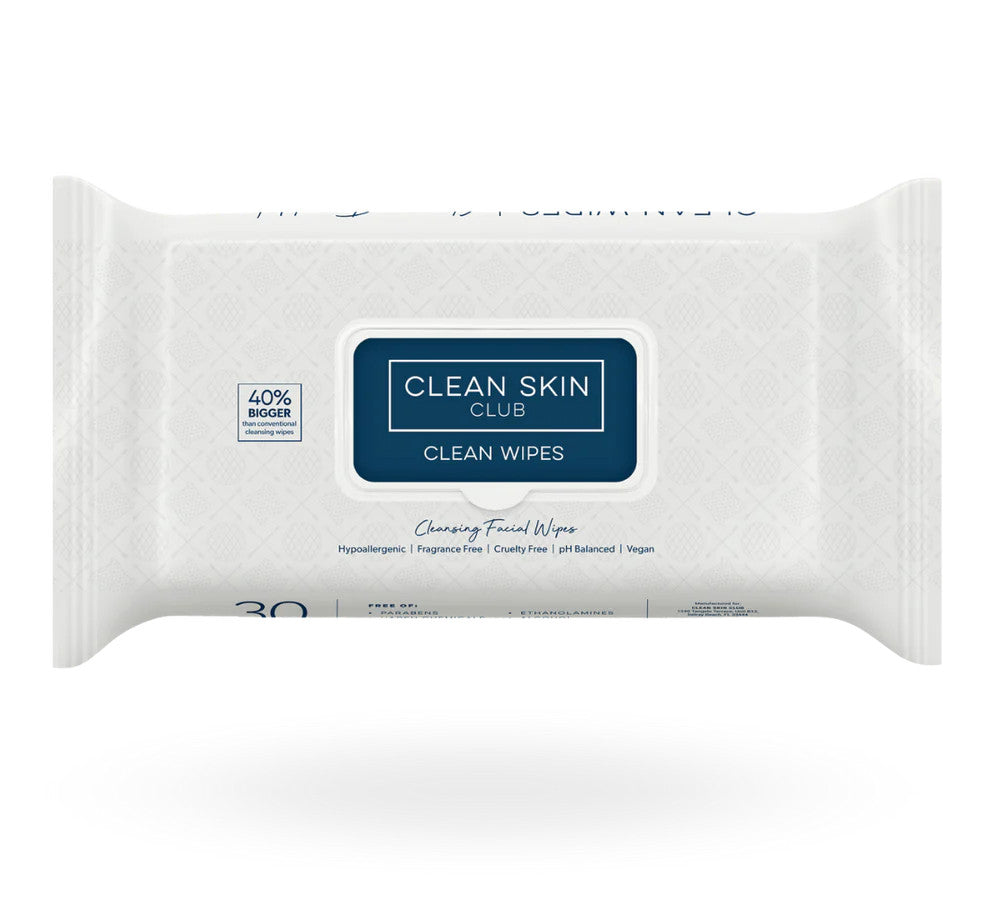 CLEAN SKIN CLUB Cleansing Facial Wipes (30ct)
