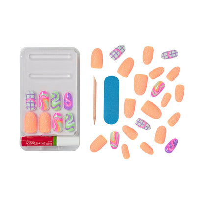 KISS Gel Fantasy Glue On Nails - DAZZLED