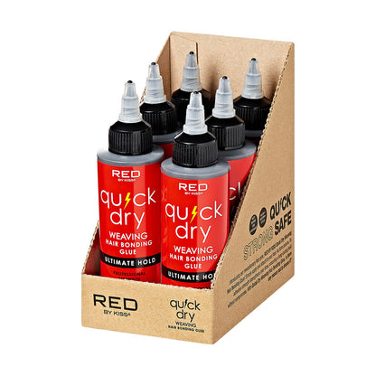RED Quck Dry Weaving Hair Bonding Glue (Ultimate Hold)