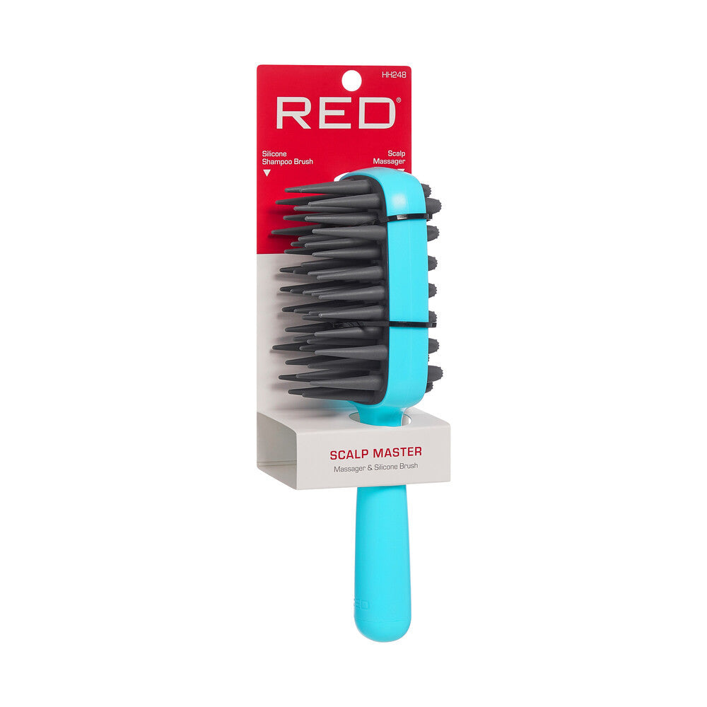 RED Scalp Master 2 Sided Massage and Shampoo Brush