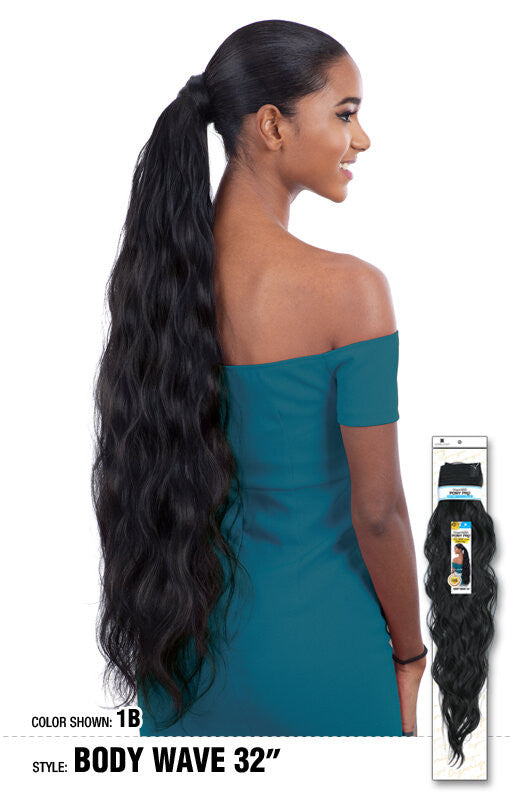 SHAKE N GO Organique  Ponytail Pony Pro -BODY WAVE 32"