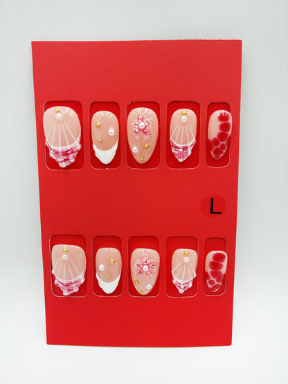 LA FLARE Lovful Nails - ALMOND/REGULAR