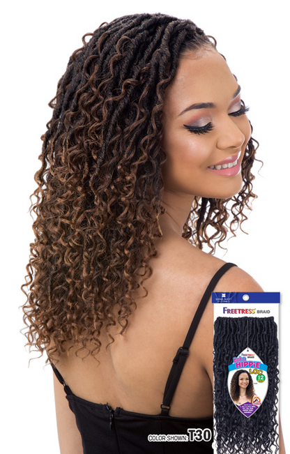SHAKE N GO Freetress Synthetic Hair Crochet Braids - Boho Hippie Loc 12"