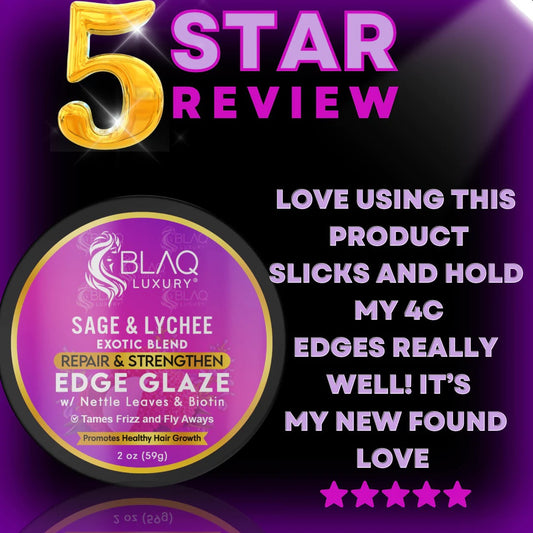 BLAQ Sage & Lychee Repair and Strengthen Edge Glaze