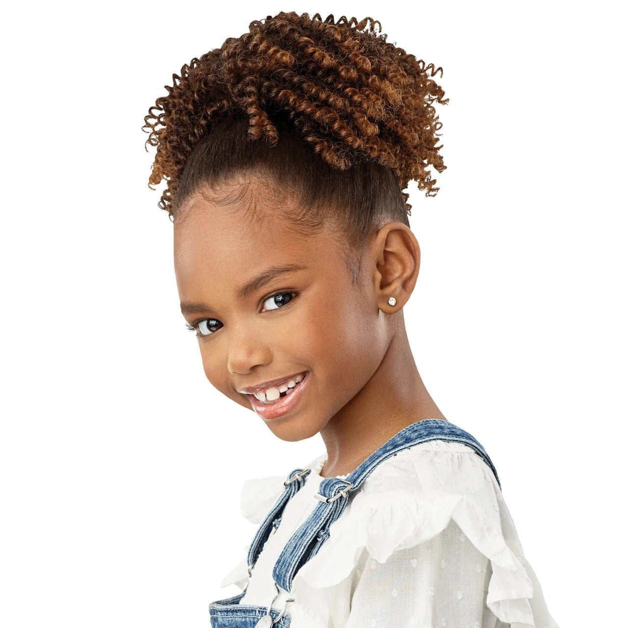 OUTRE Lil Looks Synthetic Drawstring Ponytail - SPRINGY COILS 8"