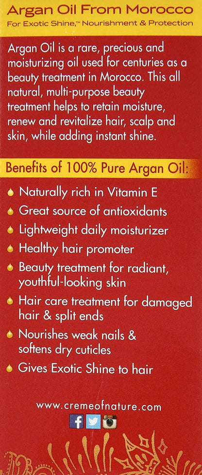 Creme Of Nature 100% Pure Argan Oil