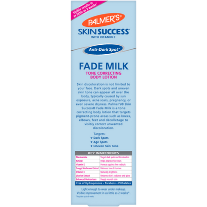 Palmers Skin Success Fade Milk Tone Correcting Body Lotion (8.5 oz)