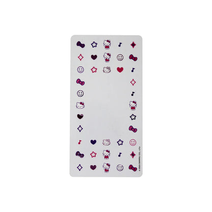 THE CREME SHOP Hello Kitty (Purple) 50 Nail Decals + Clear Polish