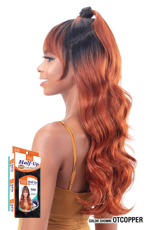 MODELMODEL Synthetic Half Up Lace Front Wig - CUTIE